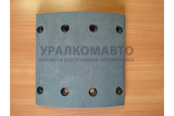 накладка тормозная передняя 184x180 (8 отверстий) качество Huatai DONG FENG 3501ZB6-105